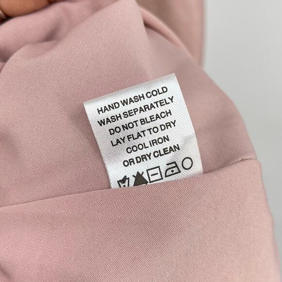 MORE TO COME | NWT Emma Strapless Maxi Dress in Blush Satin L - Picture 13 of 13